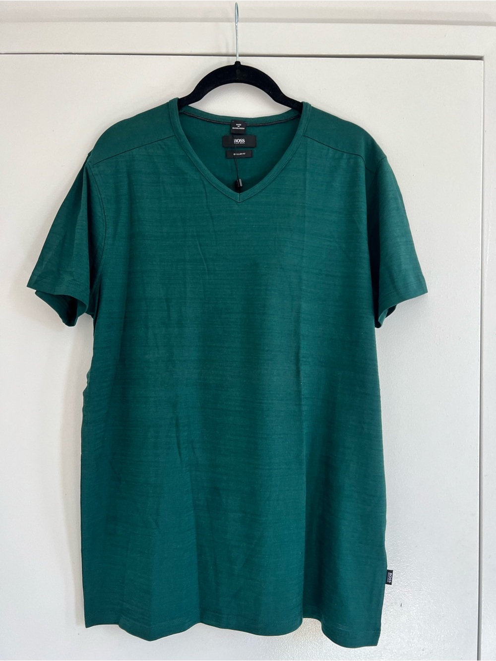 BOSS Green Crewneck Tee with Black Tag
